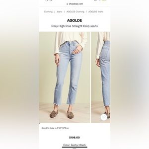 Agolde Riley jeans